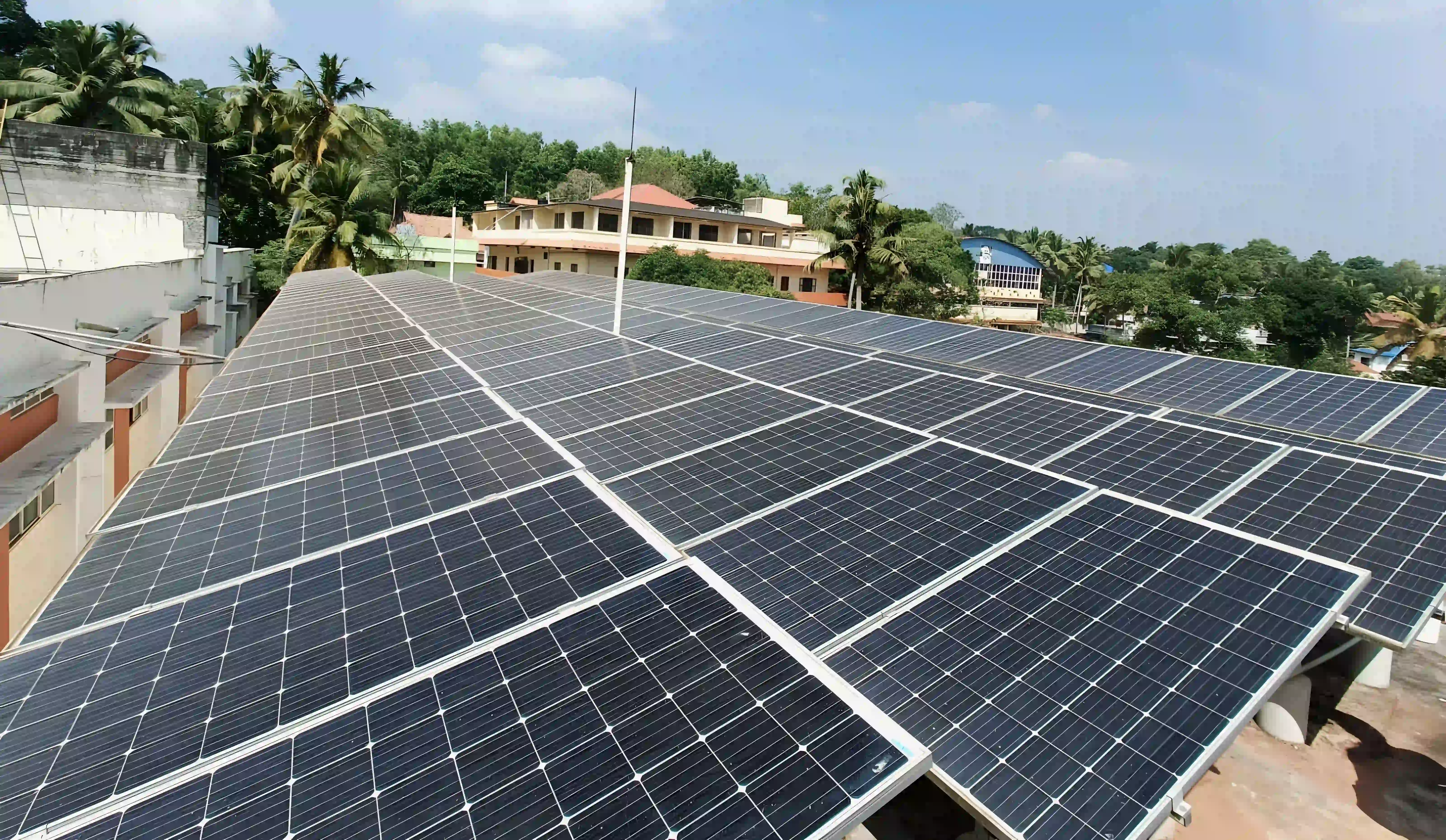 50kw grid tied solar plant